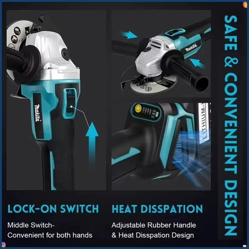 Meuleuse d'angle électrique Makita 100 mm DGA404