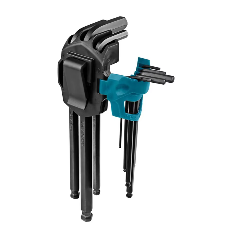 Makita B-65894 jeu de clés hexagonales 9 pièces plusieurs tailles clé hexagonale clé Allen jeu de combinaison accessoires d'outils