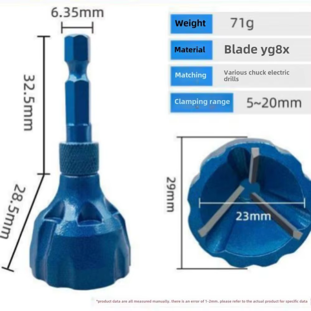 Outil d'ébavurage externe Portable en métal