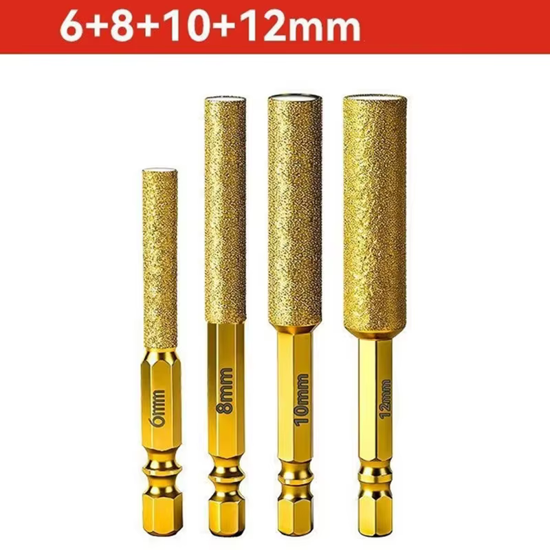 Mèches diamantées à tige hexagonale
