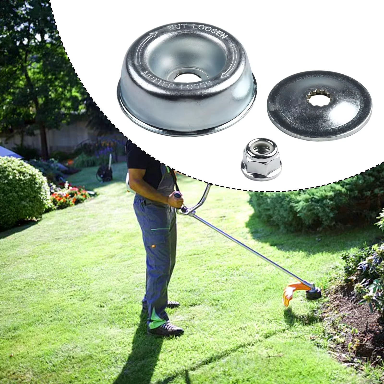 Kit de fixation de lame métallique pour débroussailleuse STIHL FS350 FS360 FS400 FS410 FS450 FS410C FS460C FS480 FS490C
