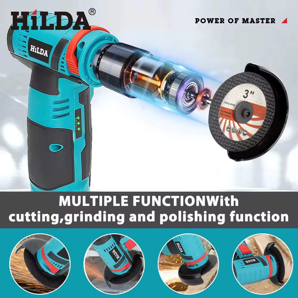 HILDA – meuleuse d'angle électrique 12V
