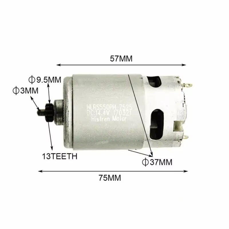 Moteur pour Bosch GSR 14.4-2-Li PSR14.4movies-2 2 609 199 253