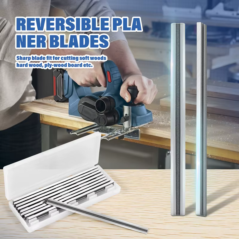 Lames de raboteuse électrique réversibles BHBD-10Pcs 82Mm