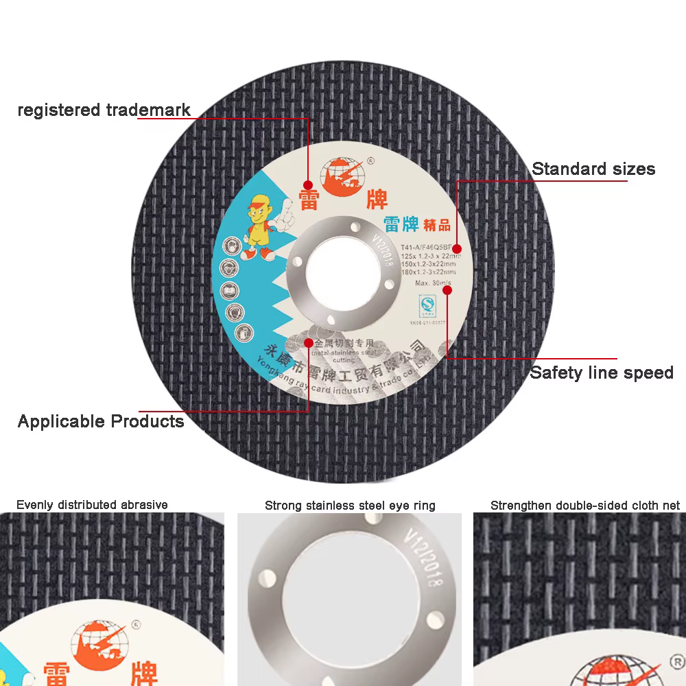 Disques de Coupe en Métal et Inox Disque de meulage pour métaux