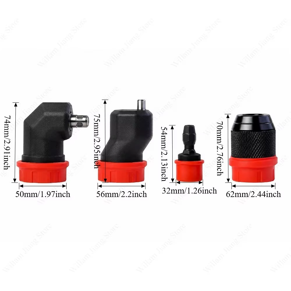 Accessoire de conversion de mandrin de perceuse à dégagement rapide