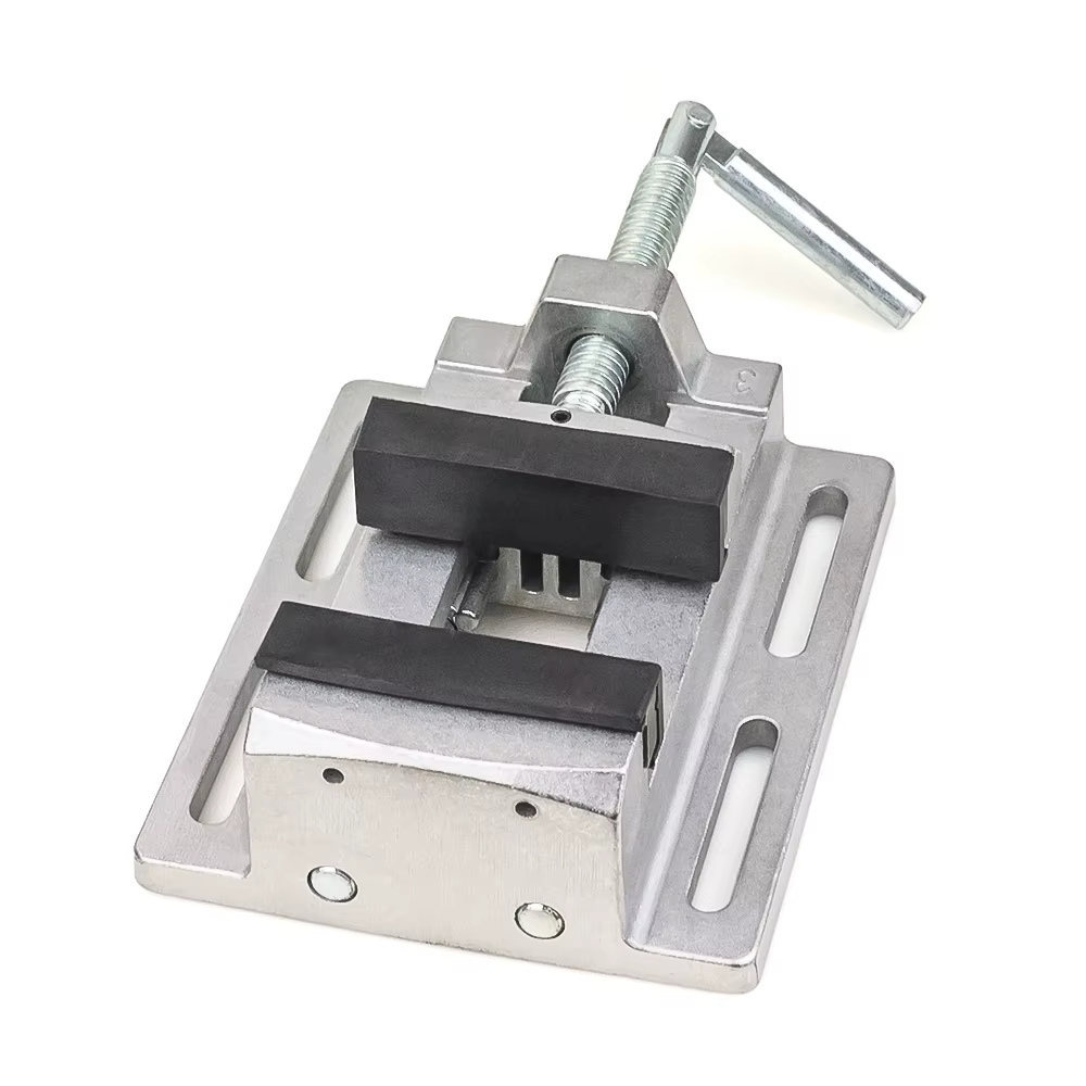 Pince de fraiseuse 3 pouces, étau à mâchoire parallèle, perceuse, étau de presse, table de travail réglable, pince en alliage d'aluminium, serrage à Double piste