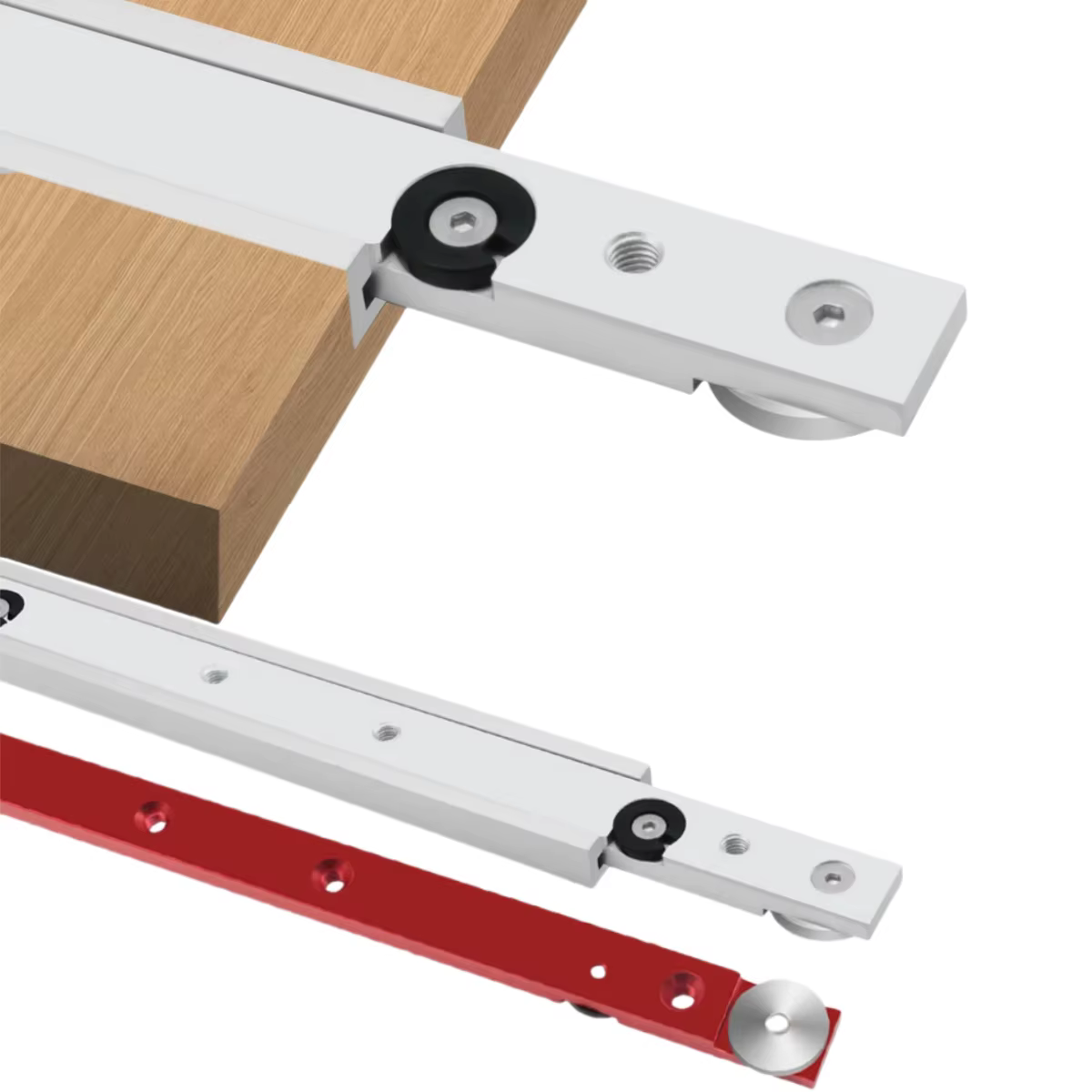 Outils de menuiserie : Barre de glissière en T pour jauge d'angle