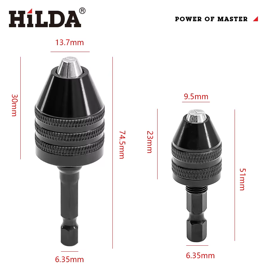 HILDA – Mini mandrin de perceuse sans clé