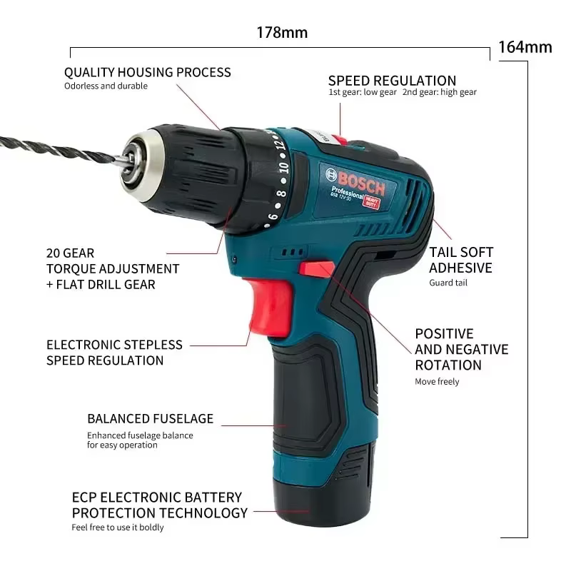 Perceuse électrique Bosch-GSB 12V-30 Professional