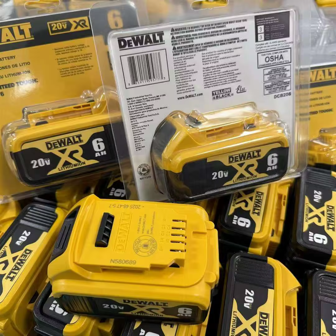 Batterie d'origine DeWalt 6.0Ah/5.0Ah 20V remplaçable DCB184 DCB200 DCF892 DCF845 DCF850 DCF911 DCD800 DCD805 pour outils