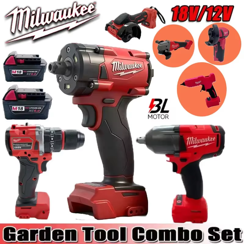 Outils sans fil Milwaukee 18V : Clé à chocs