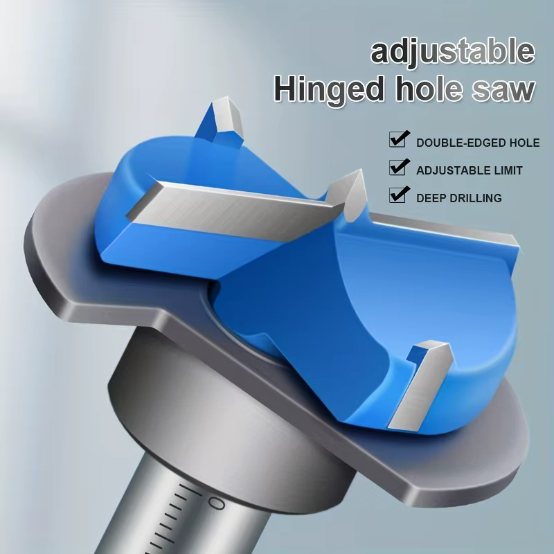 Foret ouvre-trou pour le travail du bois 15-35mm scie cloche bimétallique HSS forets couronne de forage métal fer aluminium outils en acier inoxydable