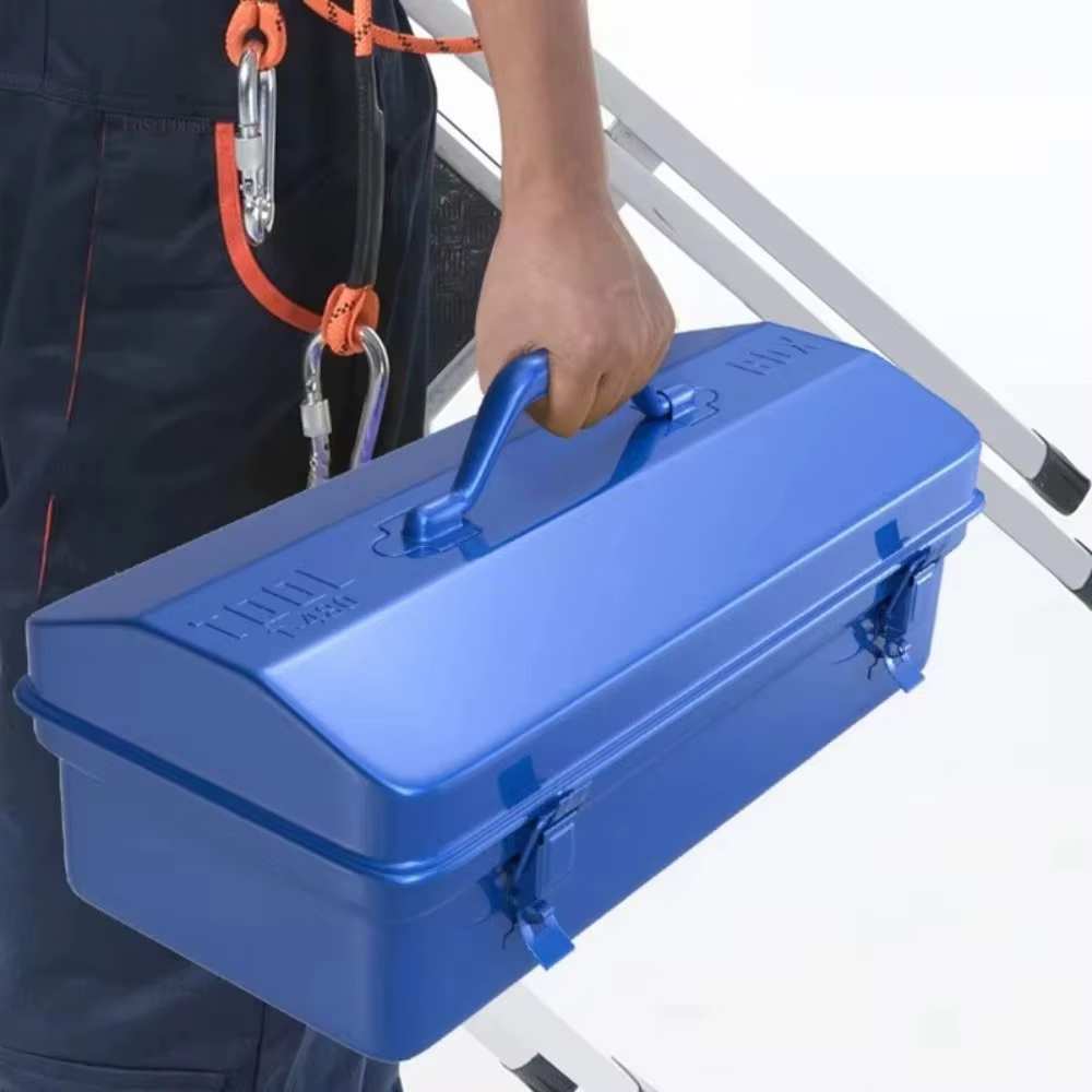 Grande boîte à outils en métal de Construction en fer