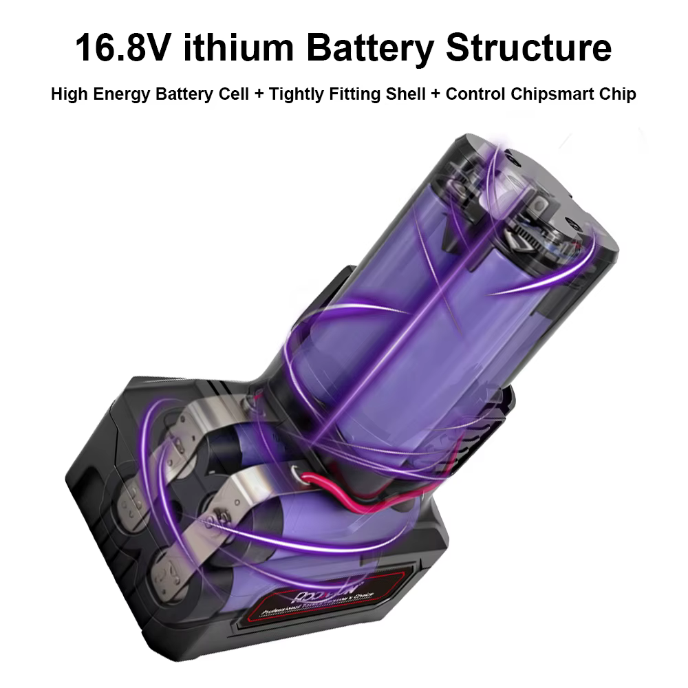RDDSPON 16.8V batterie au Lithium clé électrique remplaçable universelle tournevis outil de forage