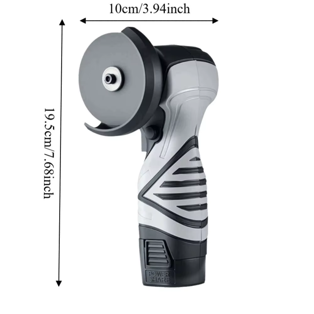 Meuleuse d'angle électrique sans fil compacte avec protection