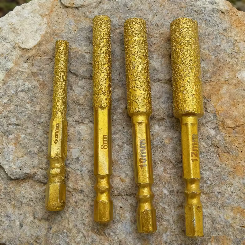 Mèches diamantées à tige hexagonale