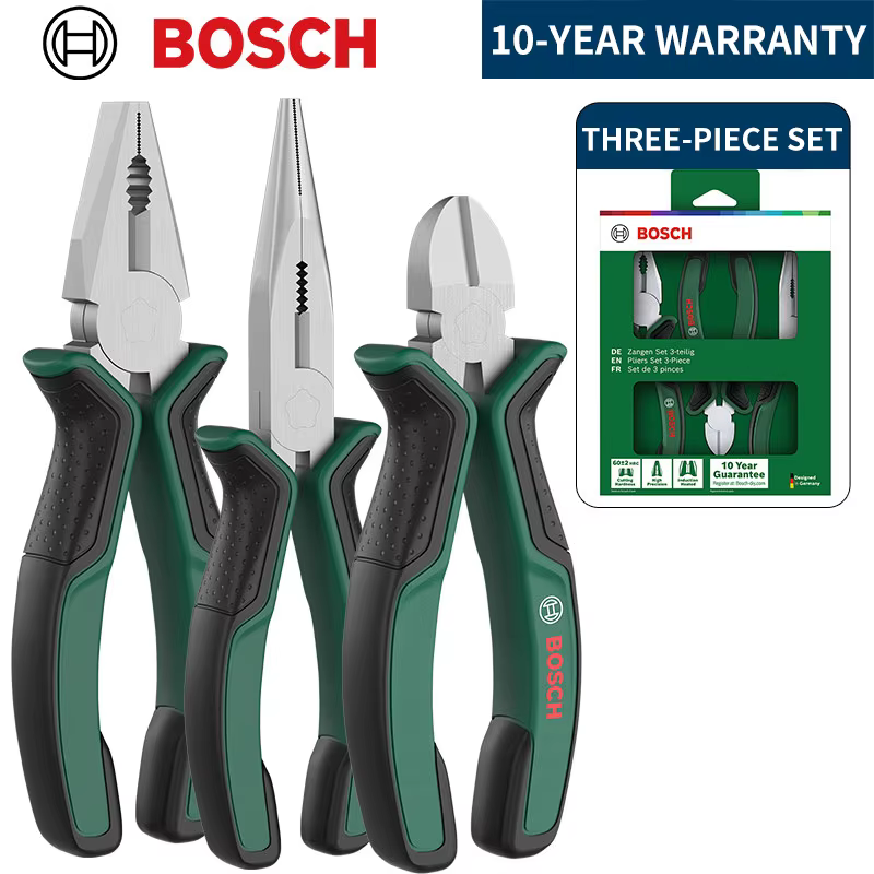 Ensemble de pinces BOSCH 6/7 pouces en trois pièces