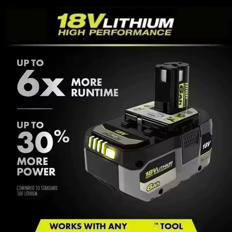 Batterie haute capacité remplaçable authentique RYOBI ONE+ 18V 4.0Ah