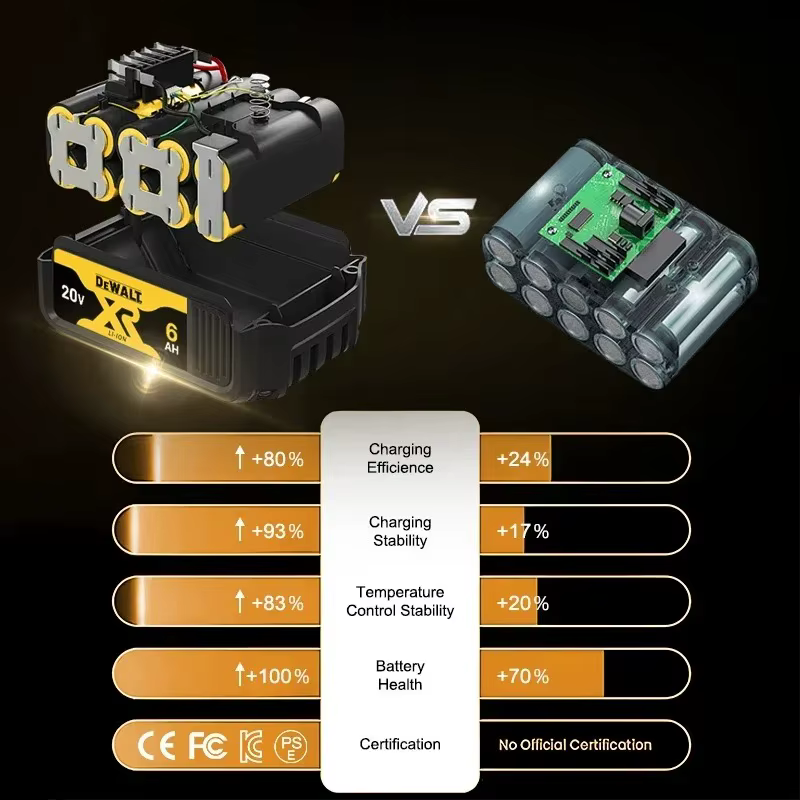 Batterie de remplacement originale Dewalt 18V 5.0Ah