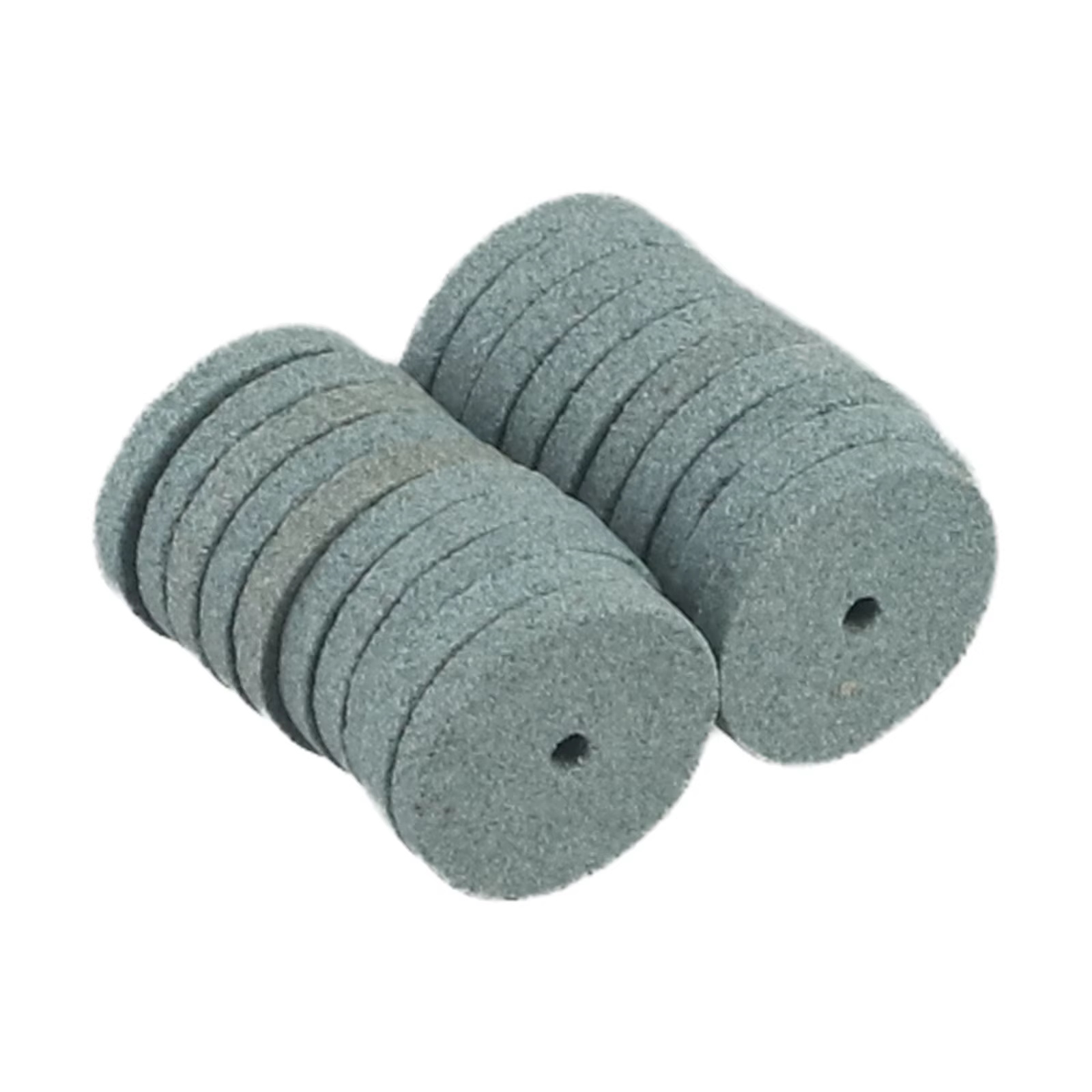 Lot de 20 tampons abrasifs de polissage de 20 mm pour mini perceuse meuleuse avec tige de 2