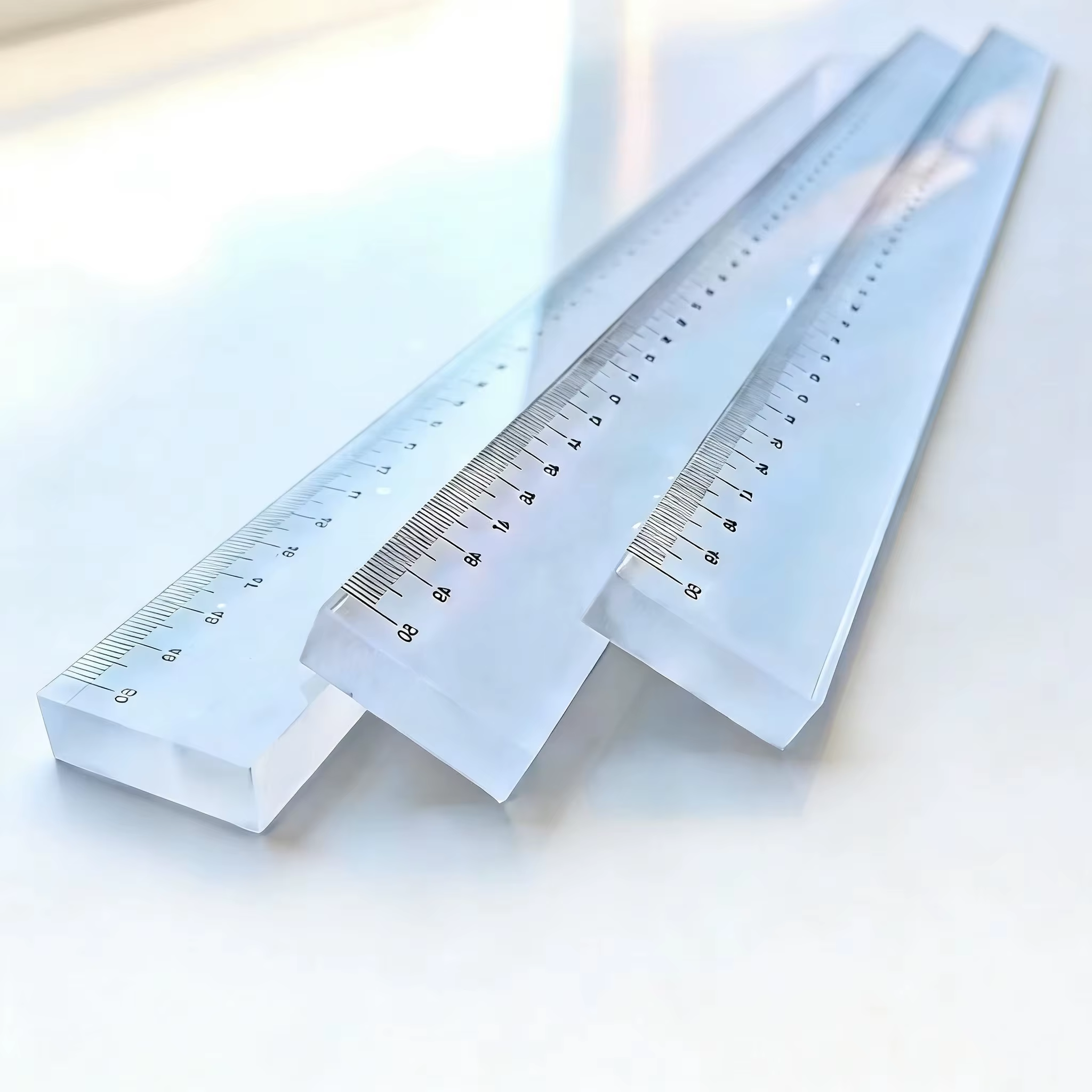 Règle de presse-papier multifonction – Grille de coupe en acrylique de 50 cm d'épaisseur pour la conception graphique