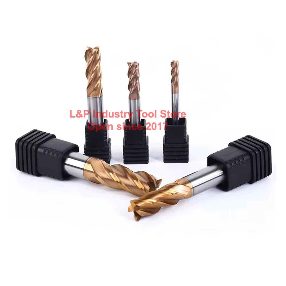 CNC Machine fraise 4 quatre dents de cannelure lame carbure