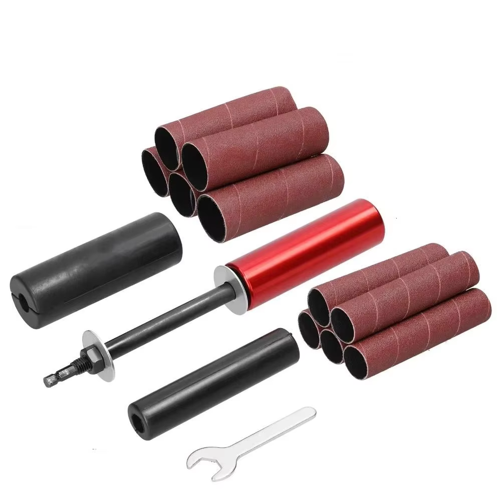 Kit de ponçage compact et pratique pour perceuse électrique