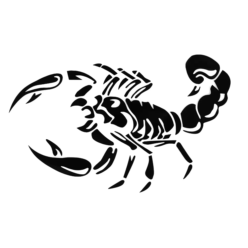 Autocollants Big Scorpion pour Auto, Accessoires de Protection Solaire, Produits Personnalisés, Décoration Cool,15 cm, 20 cm, 25 cm, 30cm