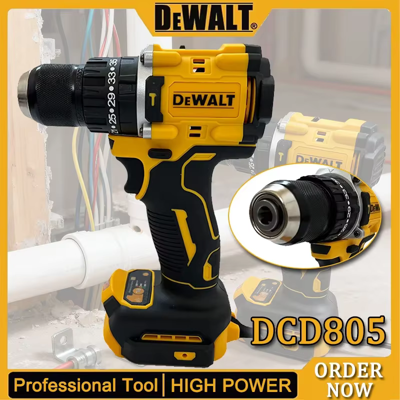 Perceuse à percussion sans fil DEWALT DCD805