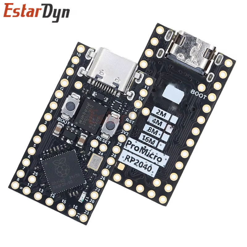Carte de développement RP2040 Pro Micro Raspberry PI PICO double cœur prend en charge Mciro Python