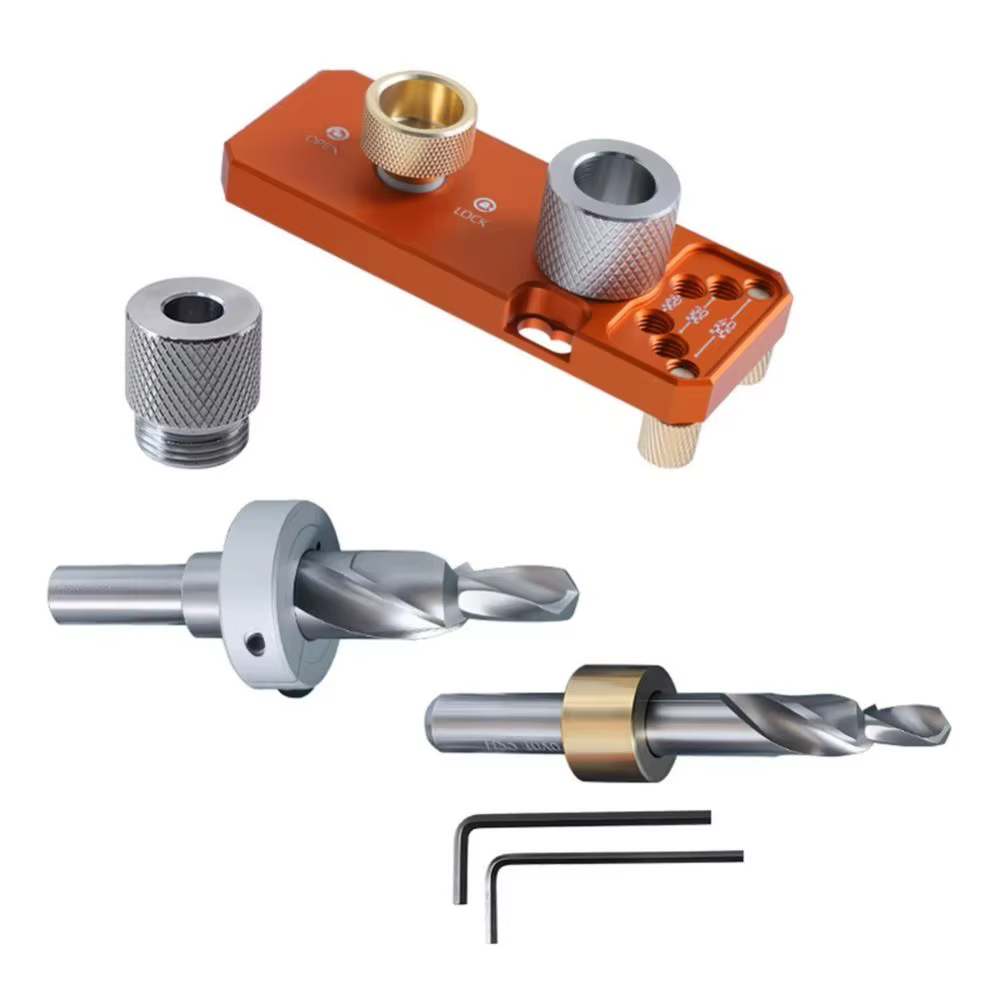 Guide de perçage en alliage d'aluminium pour profilés