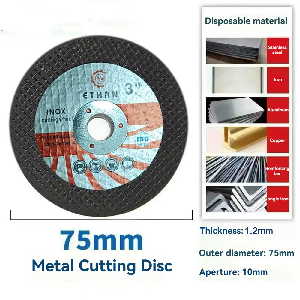 Disques de découpe en métal de 3 pouces (75 mm) pour mini-meuleuse