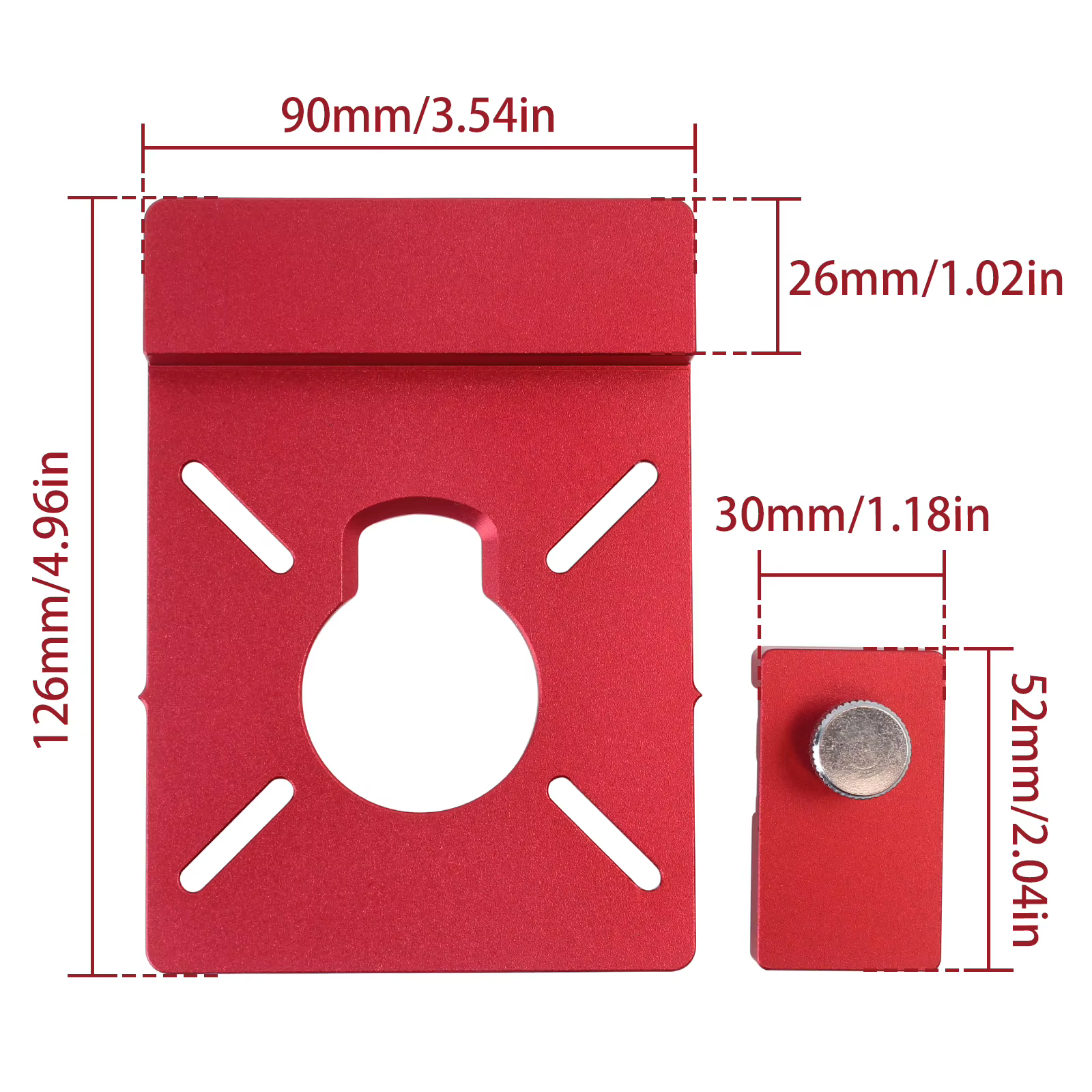 Kit de guide de découpe droite pour routeur