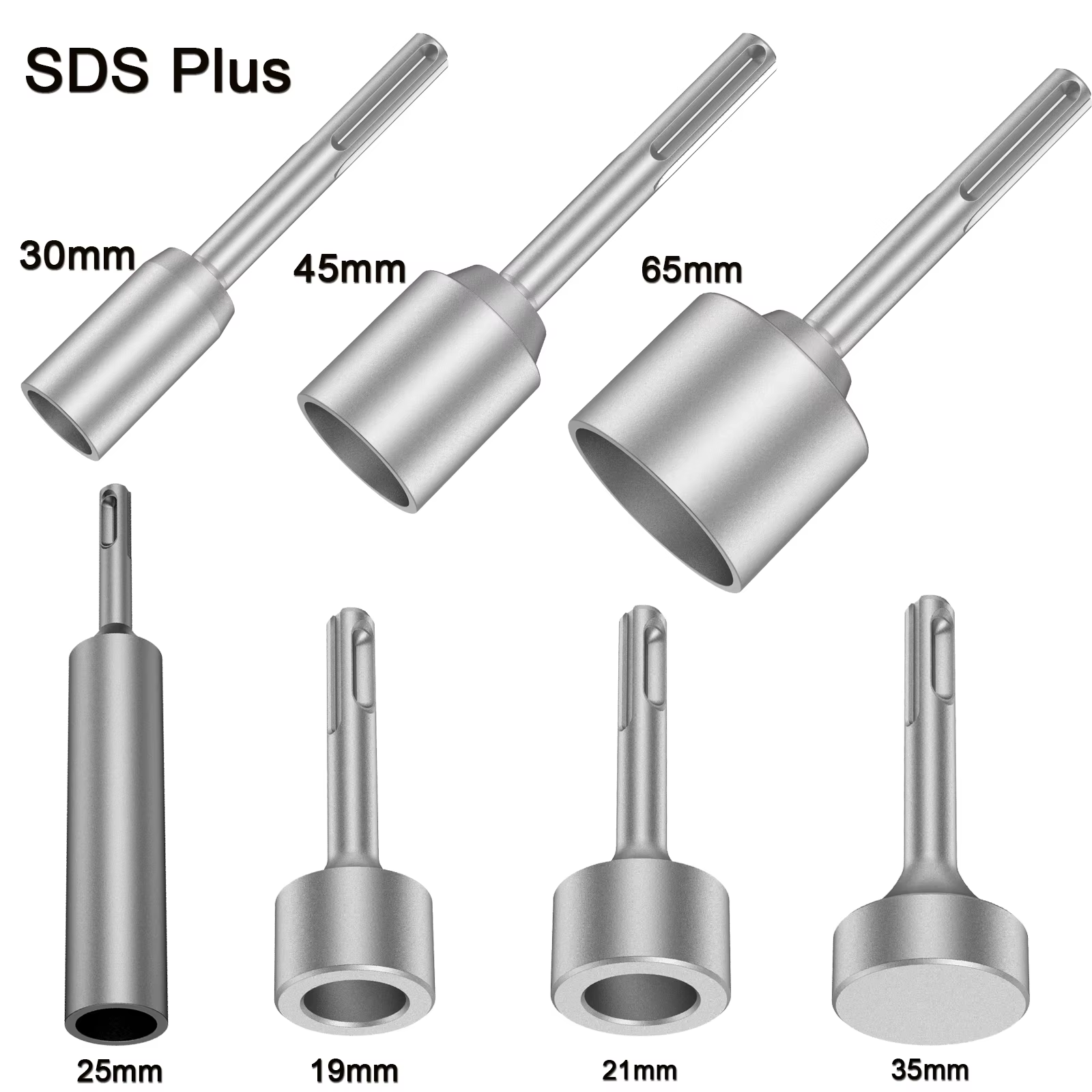 SDS Plus tournevis de tige de terre pour outils de forage à percussion rotative 19/21/25/35mm