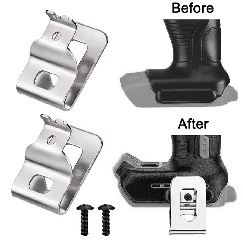 Crochets de fixation pour outils électriques Dewalt/Bosch/Makita/Milwaukee/Worx 18V 20V – Support de ceinture pour perceuses et clés sans fil