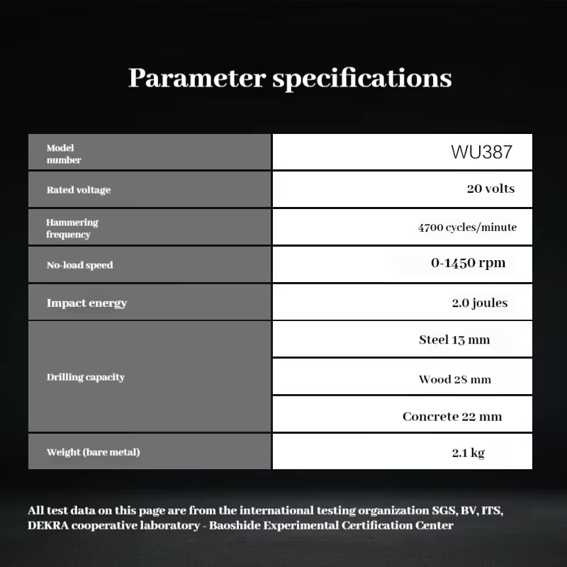 Punta X-Perceuse à percussion électrique WU387