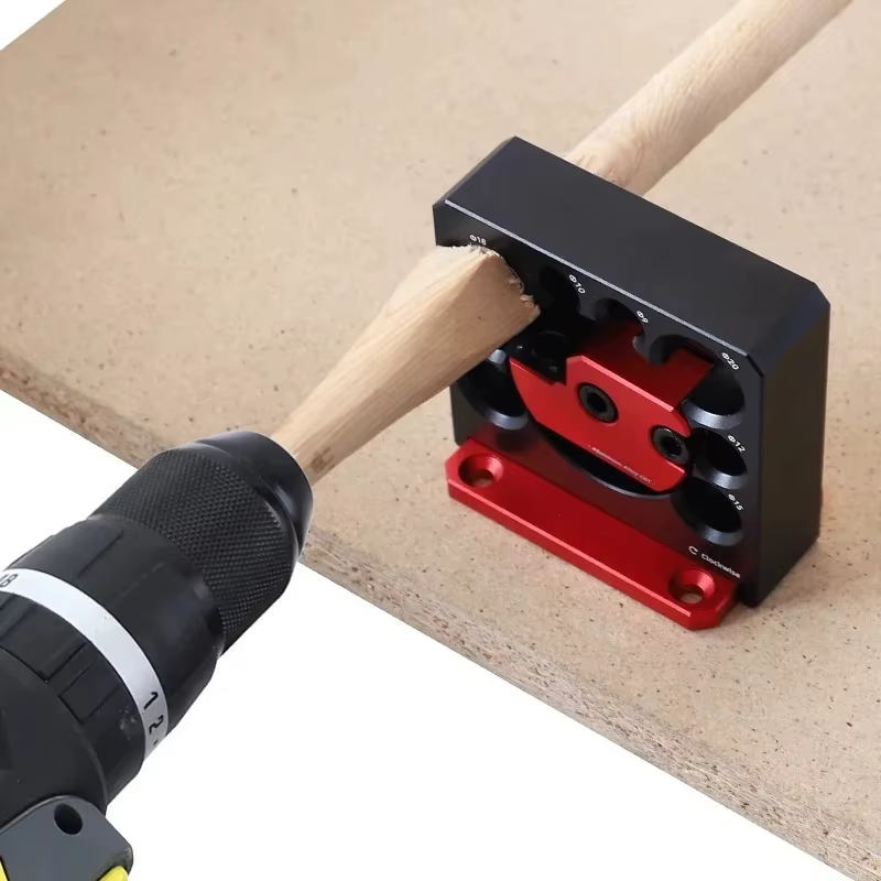 Outil de fraisage électrique à 8 trous pour la fabrication de tiges rondes en bois massif