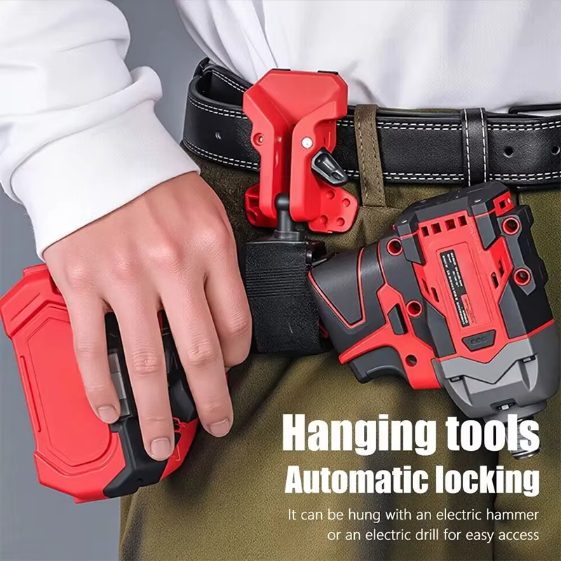 Porte-outil auto-serrant à clip ceinture
