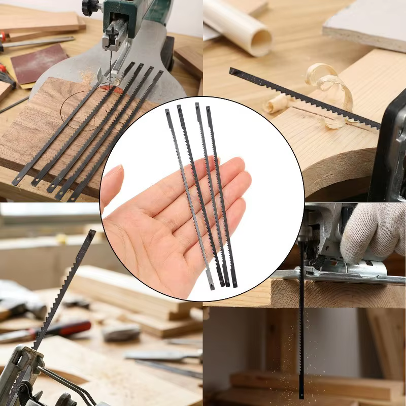 120/5x jeu de lames de scie sauteuse en acier au carbone travail du bois