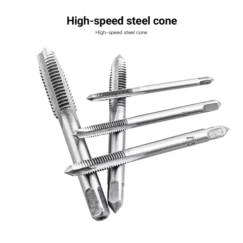 Jeu de perceuses à clé de type T de haute qualité, outils de taraudage manuel, Machine à filetage, foret hélicoïdal M3/M4/M5/M6/M8, jeu de tarauds, outil de bricolage