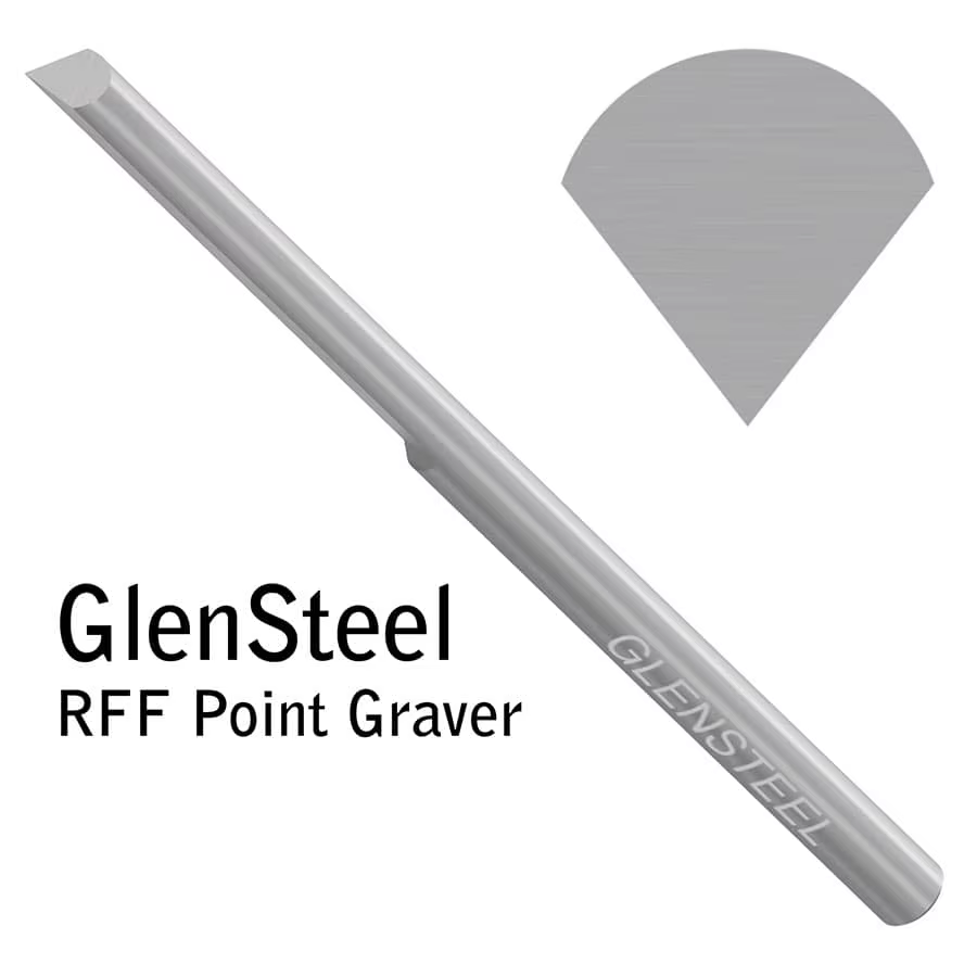 Graveur à pointe GRS GlenSteel RFF 30 ° -120 ° Outil de gravure
