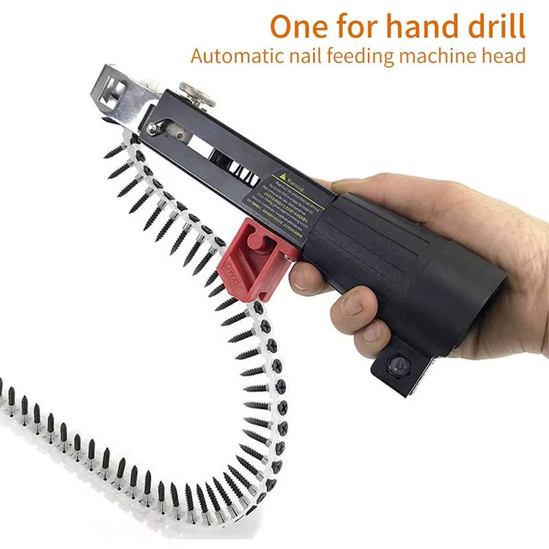 Vis automatique pointe chaîne clou Gu-n adaptateur vis Gu-n pour perceuse électrique vis