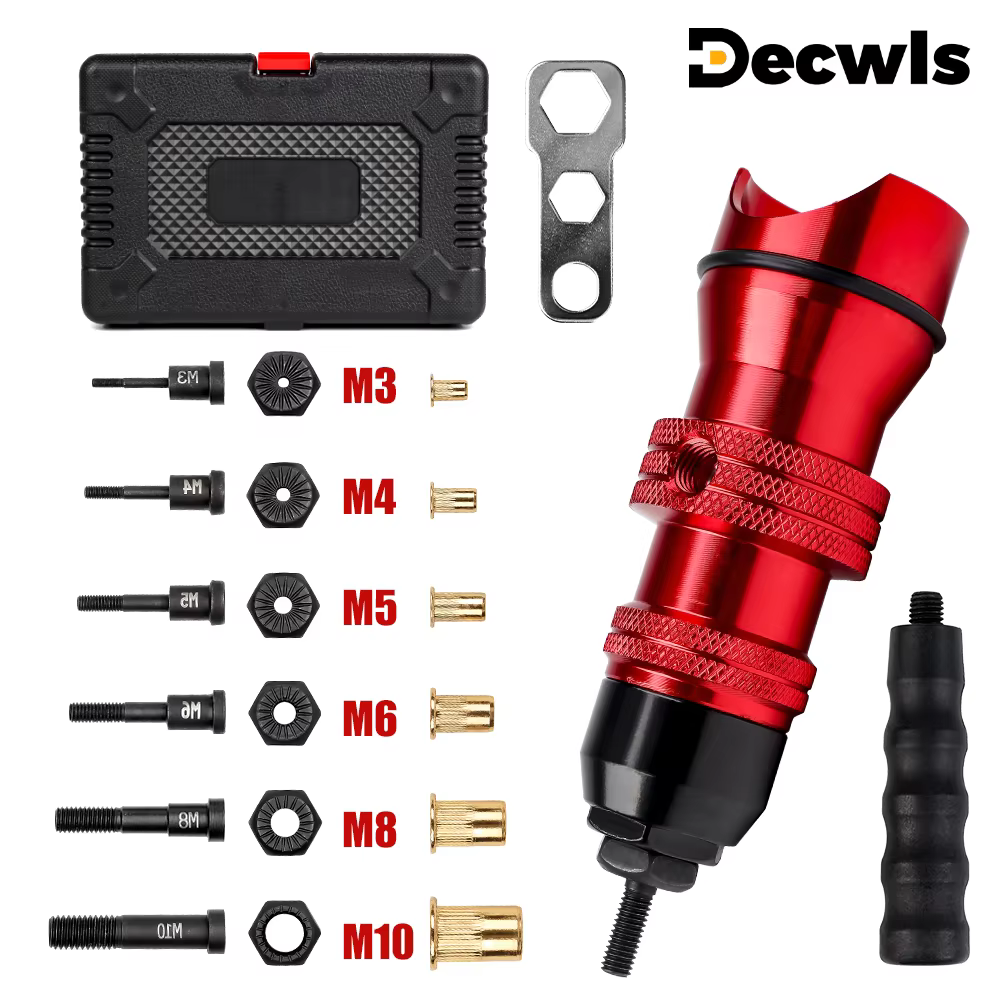 Adaptateur de rivetage de pistolet à écrou de rivet électrique M3 M4 M5 M6 M8 M10