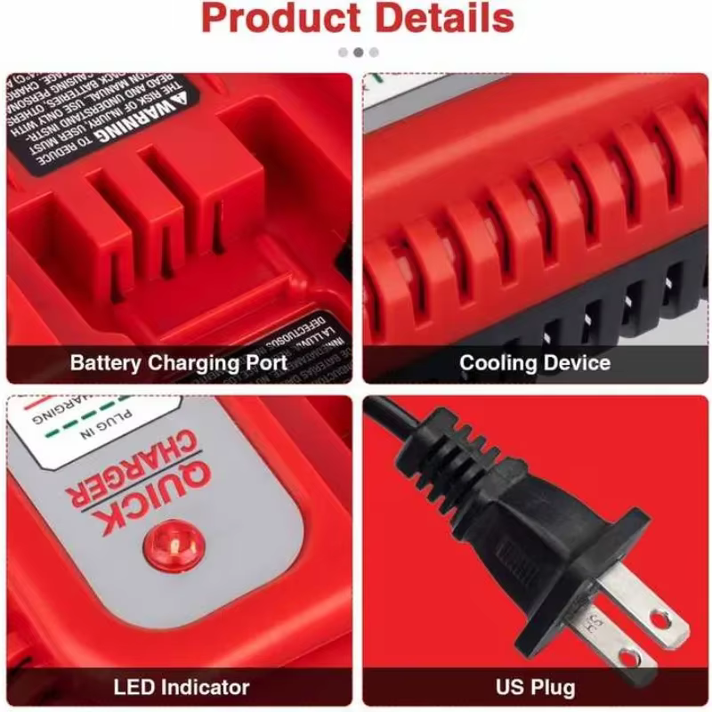 Chargeur de remplacement pour batterie Black & Decker NiCD NiMH 18V 14.4V 12V 9.6V