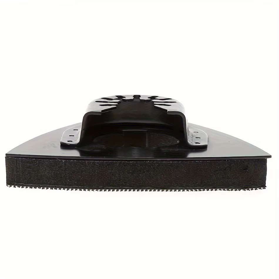 2/4 pièces Patins de ponçage triangulaires à fixation rapide pour outil oscillant