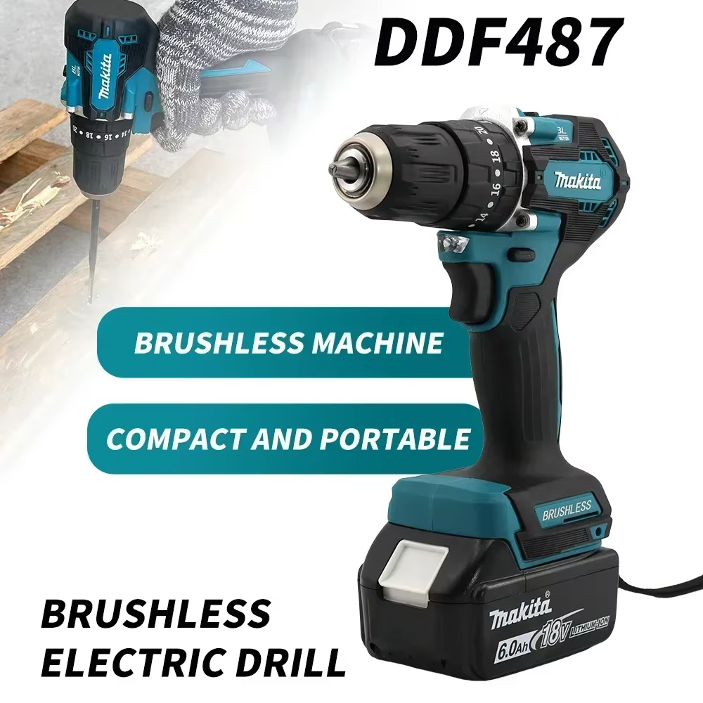 Makita DDF487 Perceuse-visseuse électrique sans fil 18V