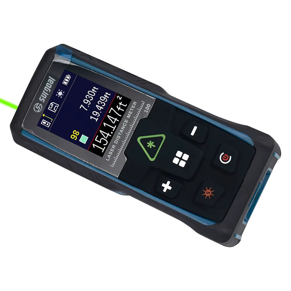 Télémètre Laser vert à écran couleur 100m
