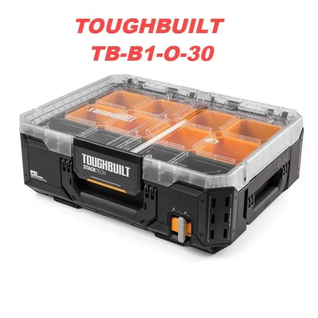 TOUGHBULILT TB-B1-O-30 boîte à outils de rangement multifonctionnelle empilée