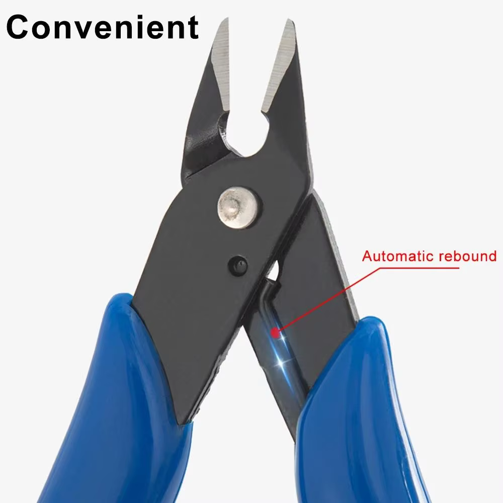 Pince coupante diagonale de précision pour fils et serre-câbles – Outil électrique manuel durable